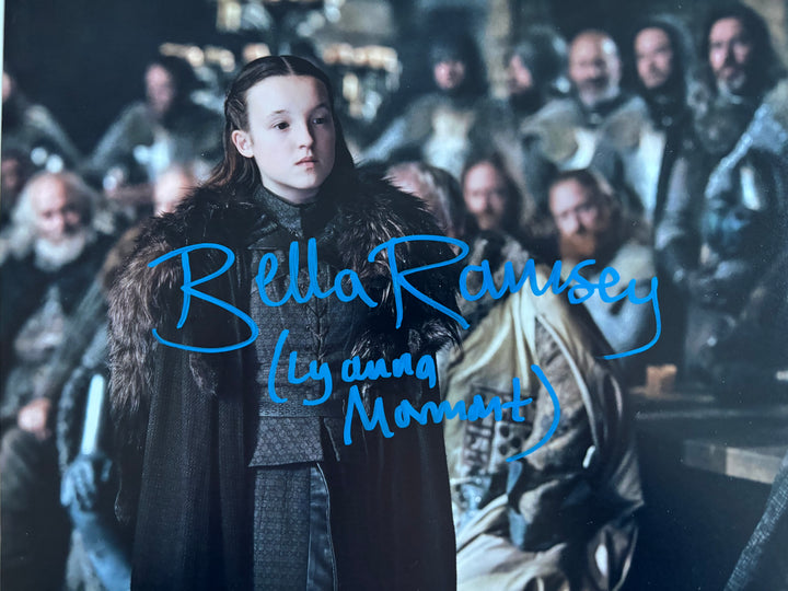 Bella Ramsey signed Autograph 8x10 Game of Thrones
