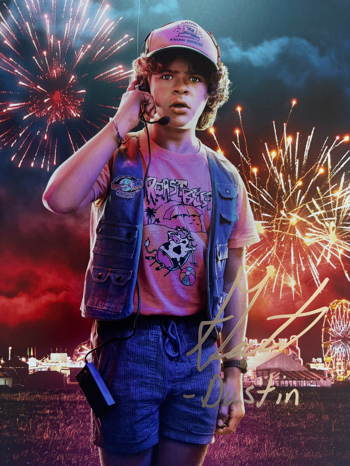Gaten Matarazzo signed Autograph 8x10 Stranger Things