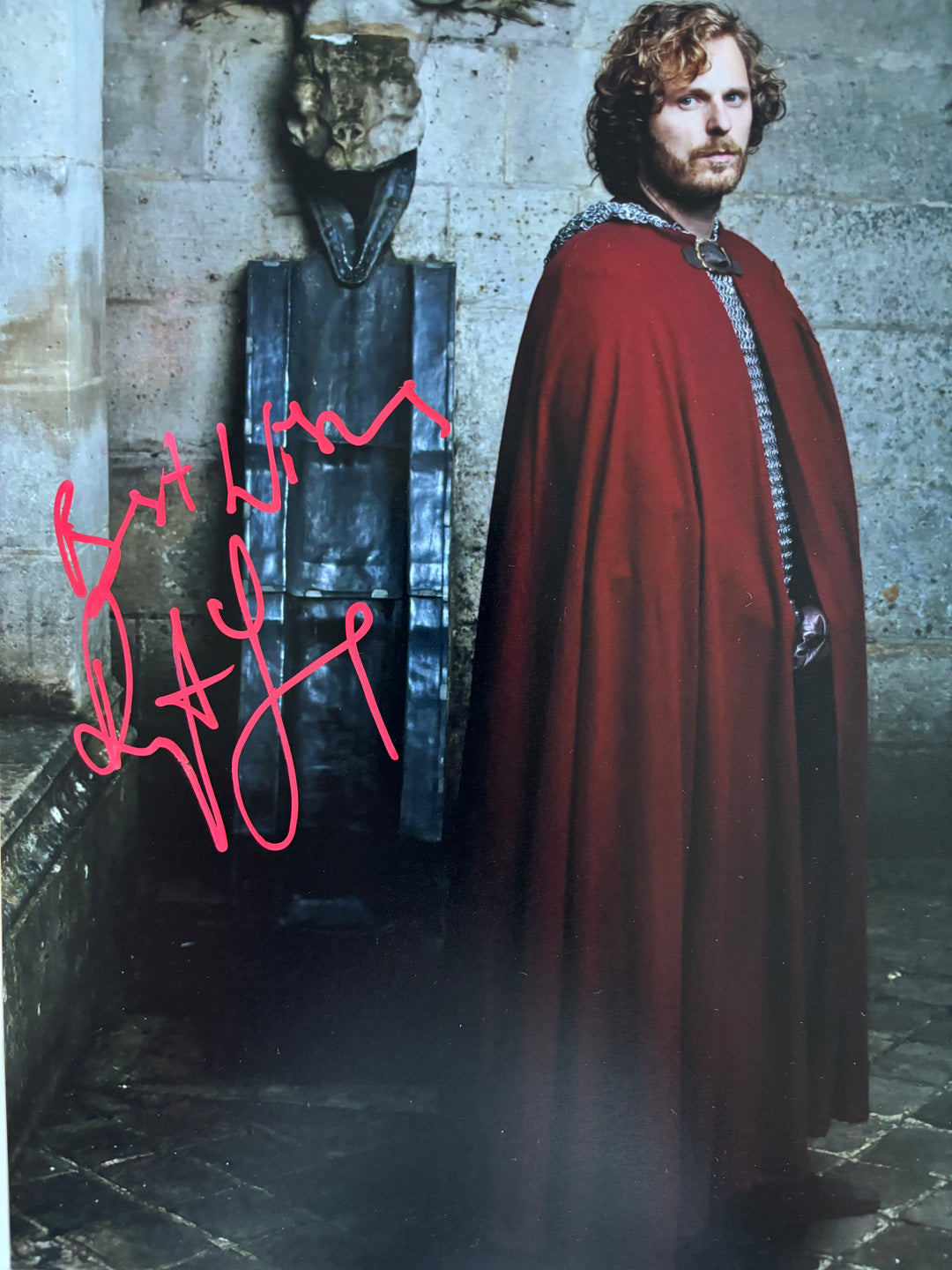 Rupert Young signed Autograph 8x10 Merlin, Bridgerton