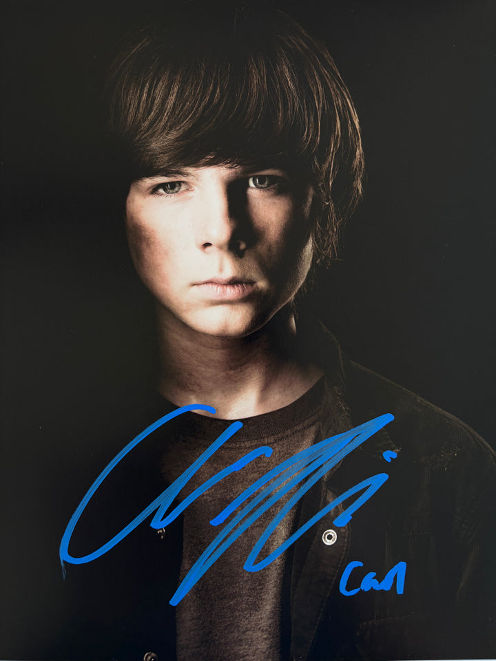 Chandler Riggs signed Autograph 8x10 The Walking Dead
