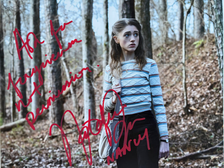 Natalia Dyer signed Autograph 8x10 Stranger Things