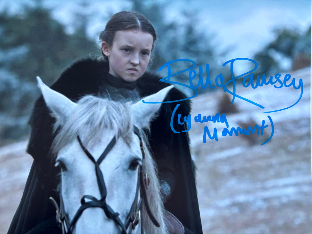 Bella Ramsey signed Autograph 8x10 Game of Thrones