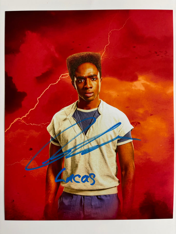 Caleb McLaughlin signed Autograph 8x10 Stranger Things