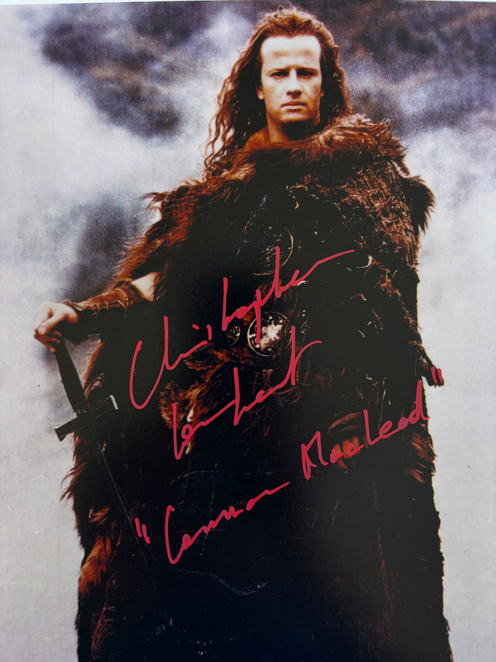 Christopher Lambert signed Autograph 8x10 Highlander