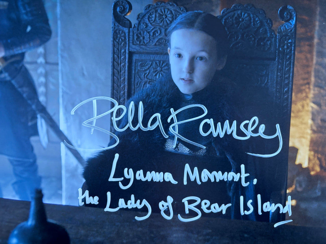 Bella Ramsey signed Autograph 8x10 Game of Thrones