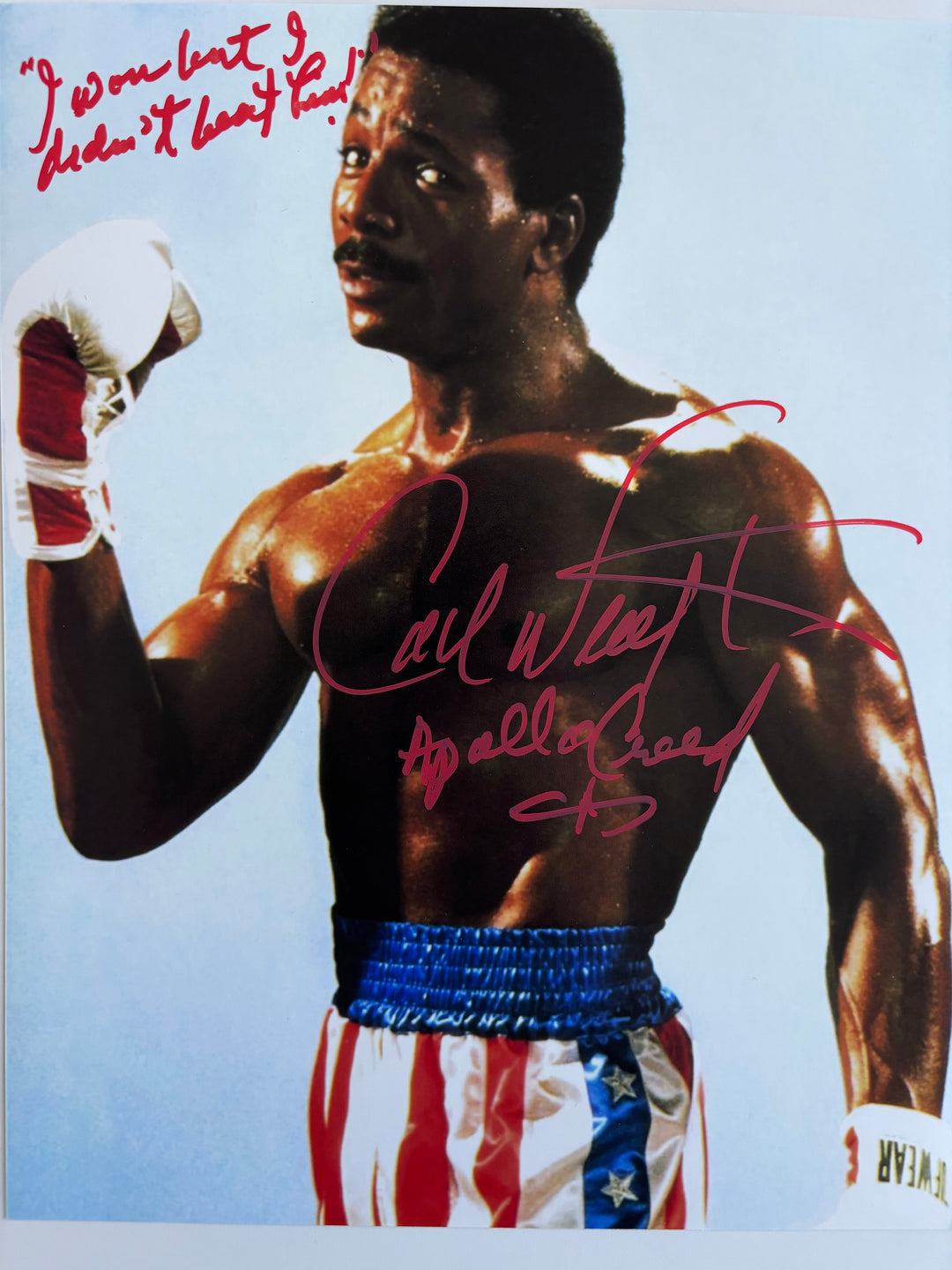 Carl Weathers signed Autograph 8x10 Rocky, Star Wars, Predator