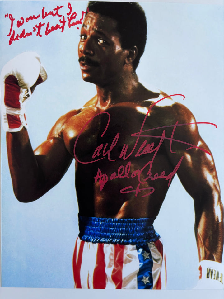 Carl Weathers signed Autograph 8x10 Rocky, Star Wars, Predator