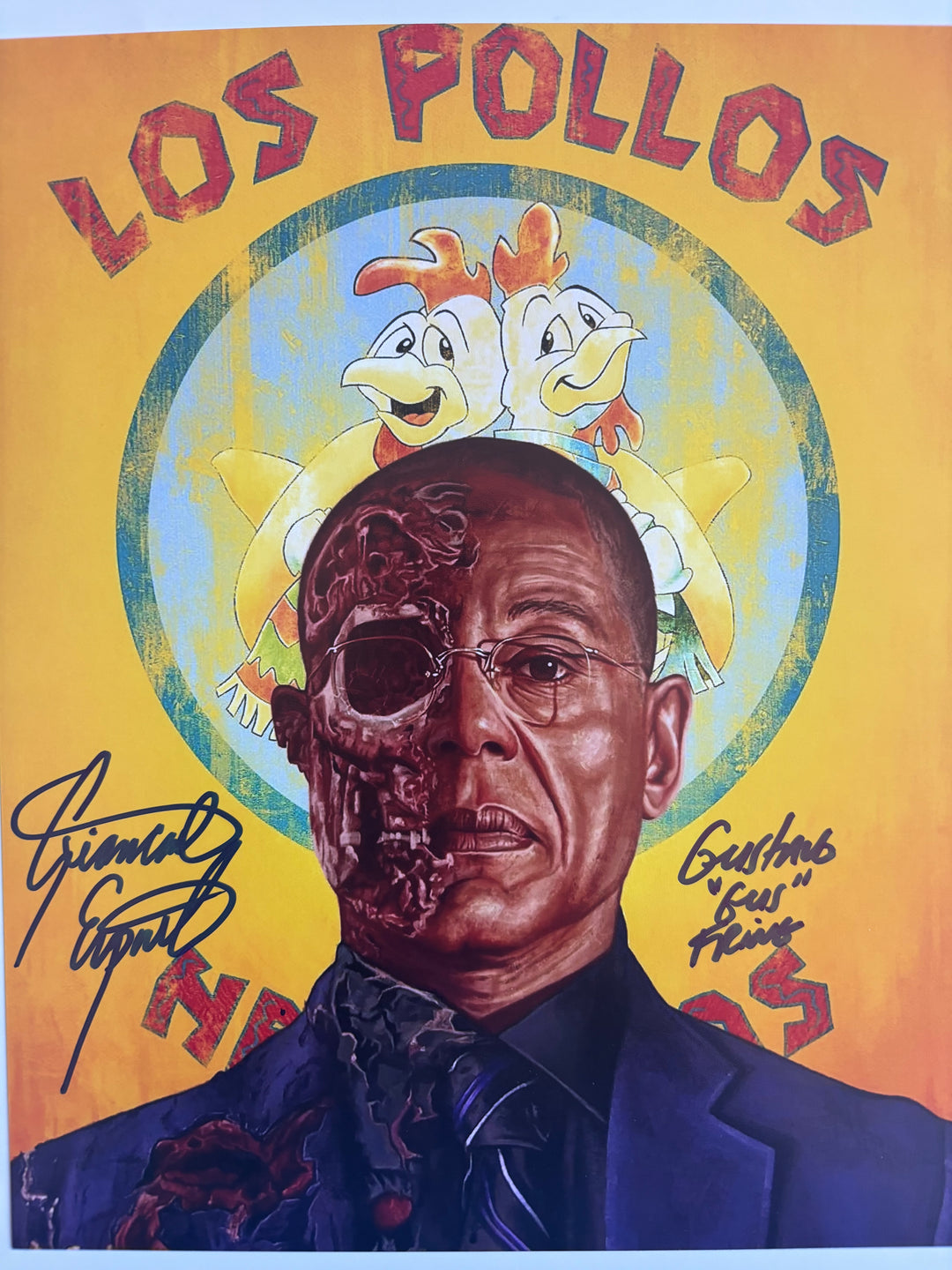Giancarlo Esposito signed Autograph 8x10 Star Wars: Mandalorian, Breaking Bad