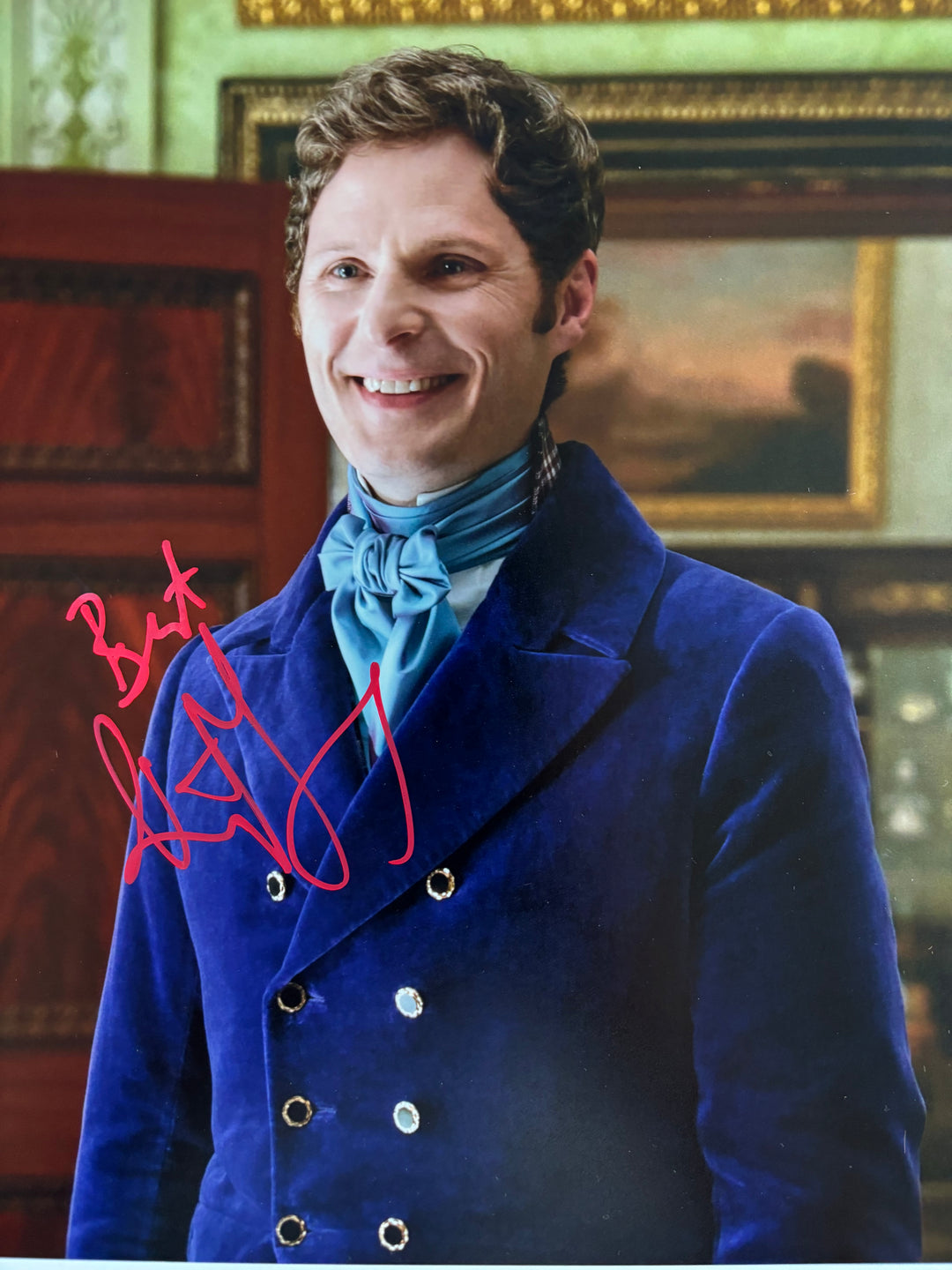 Rupert Young signed Autograph 8x10 Merlin, Bridgerton