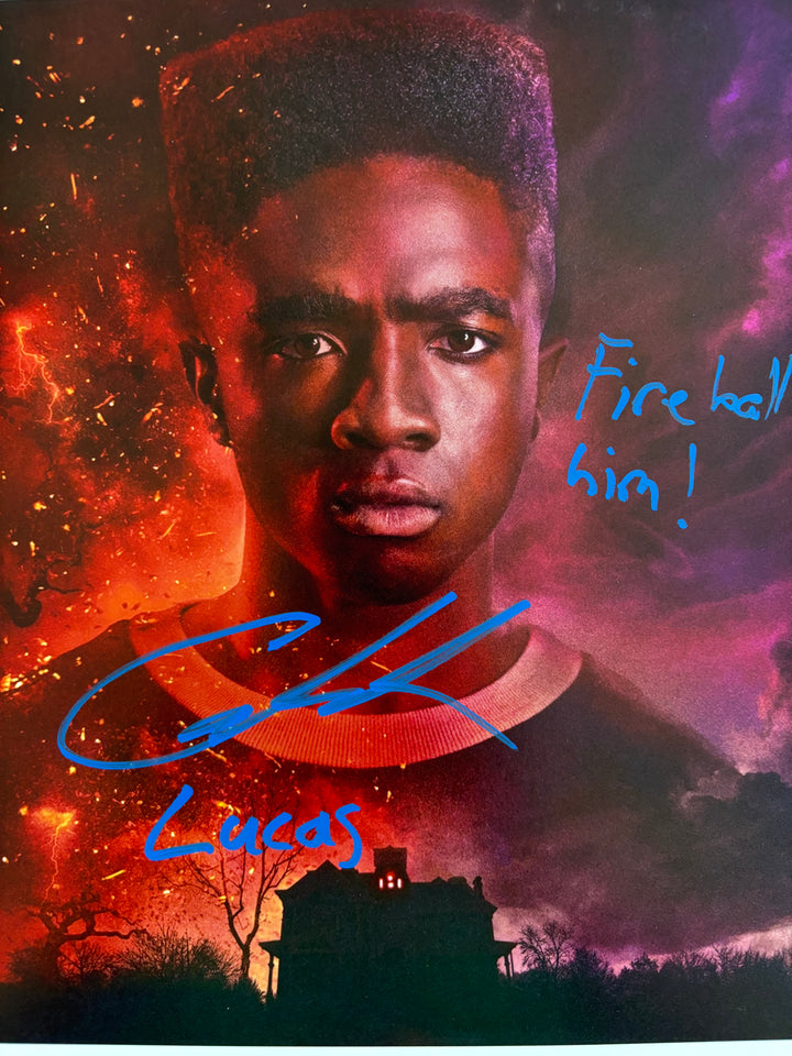 Caleb McLaughlin signed Autograph 8x10 Stranger Things