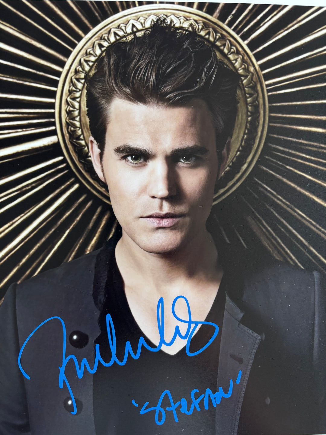 Paul Wesley signed Autograph 8x10 Vampire Diaries, Star Trek