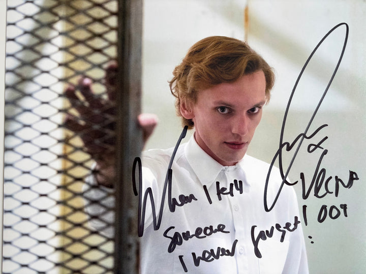 Jamie Campbell Bower signed Autograph 8x10 Stranger Things
