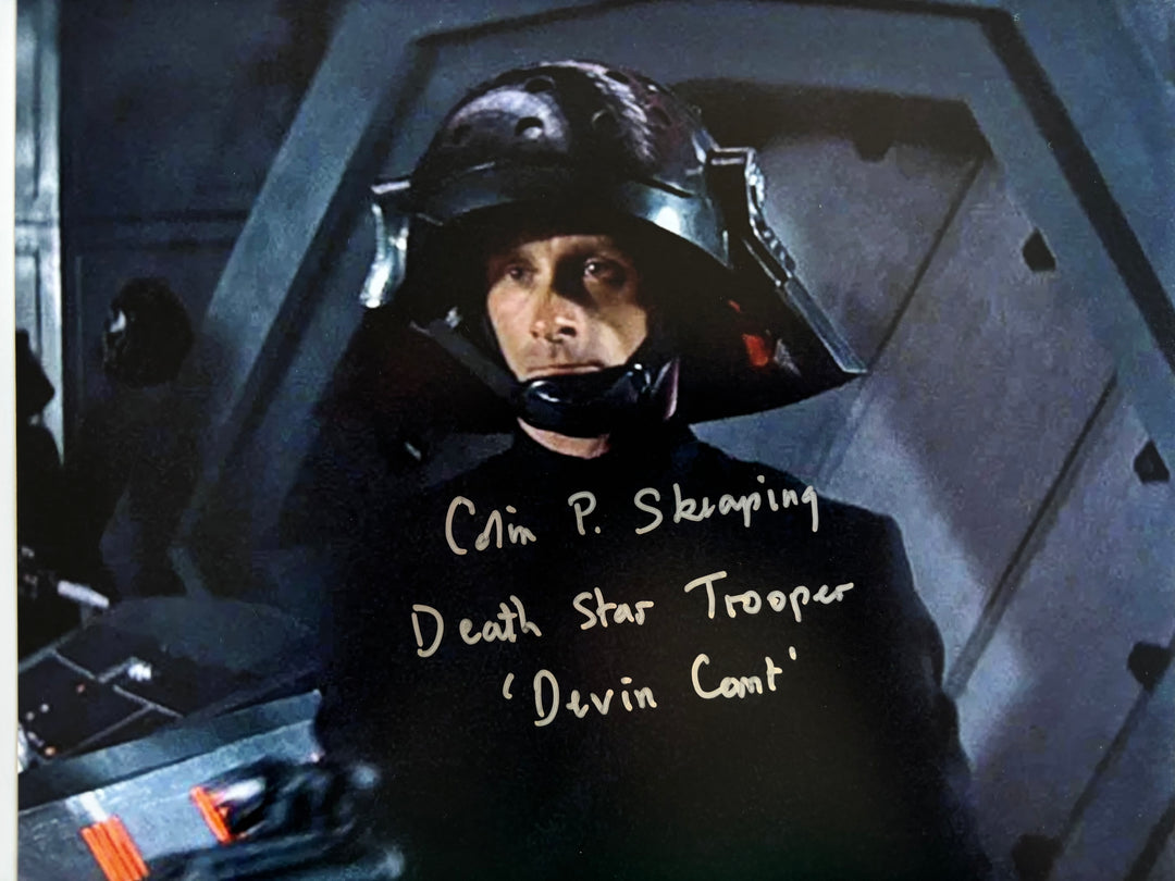 Colin P. Skeaping signed Autograph 8x10 Star Wars