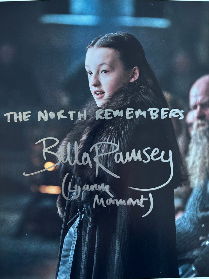 Bella Ramsey signed Autograph 8x10 Game of Thrones