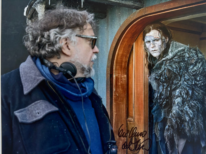 Guillermo Del Toro signed Autograph 8x10 Frankenstein, Hellboy, Blade, Cabinett of Corious, Pacific Rim, The Shape of Water