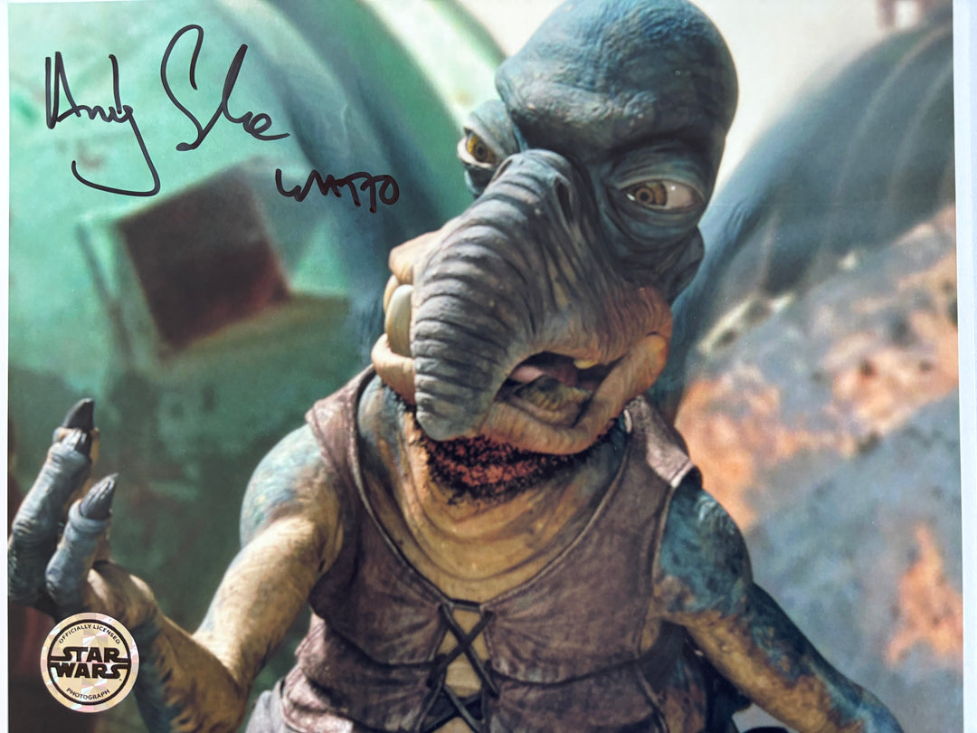 Andy Secombe signed Autograph 8x10 Star Wars