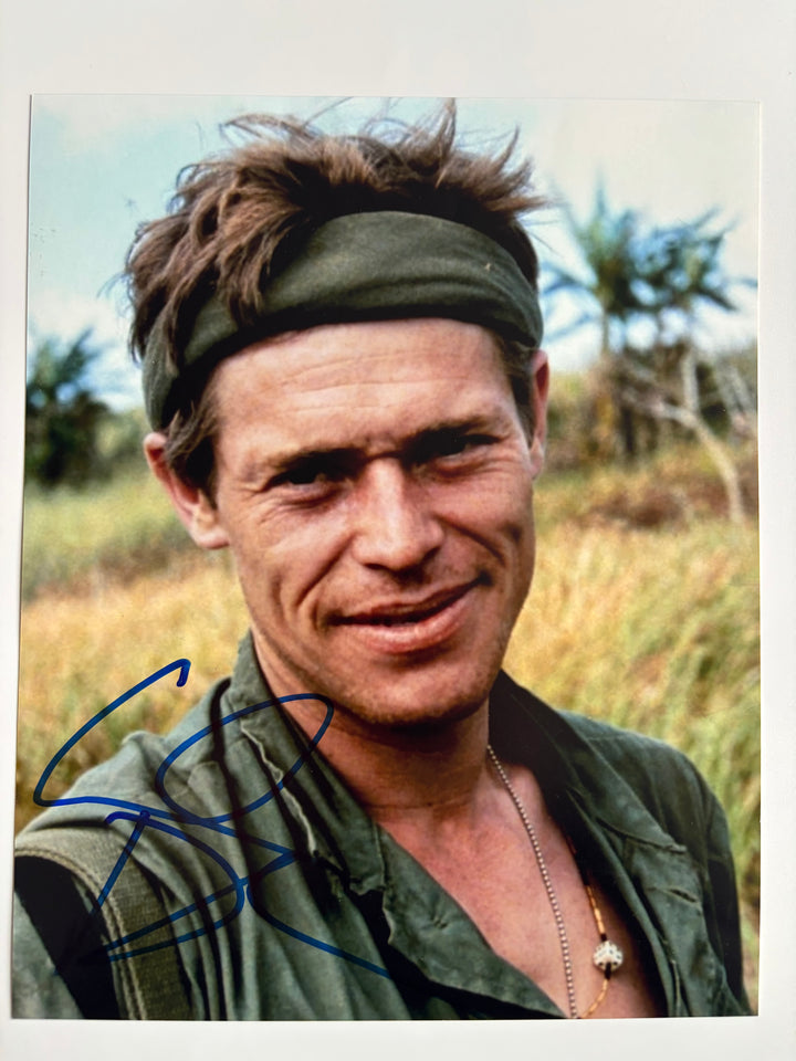 Willem Dafoe signed Autograph 8x10 Platoon