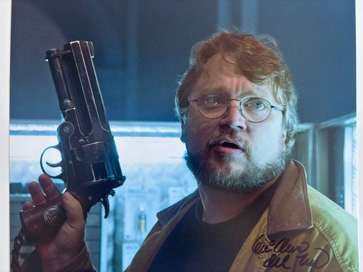 Guillermo Del Toro signed Autograph 8x10 Frankenstein, Hellboy, Blade, Cabinett of Corious, Pacific Rim, The Shape of Water