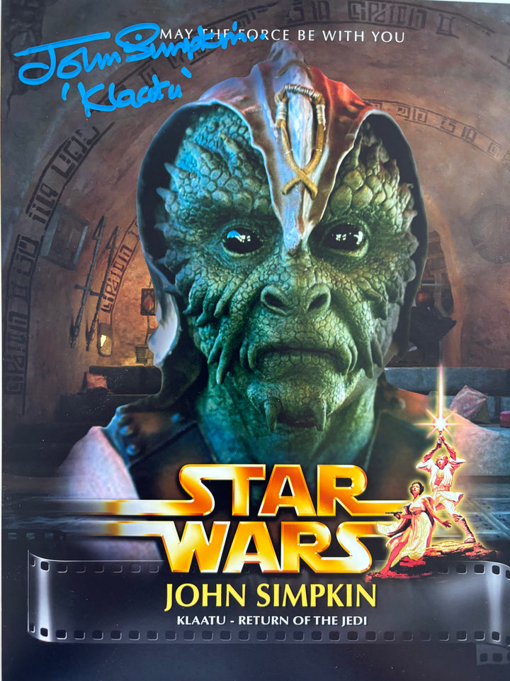 John Simpkin signed Autograph 8x10 Star Wars