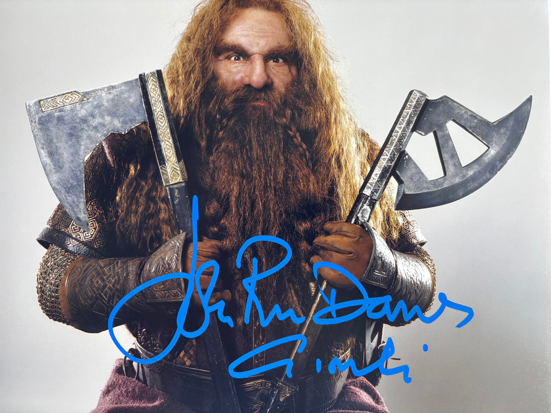 John Rhys Davies signed Autograph 8x10 Lord of the Rings, Indiana Jones