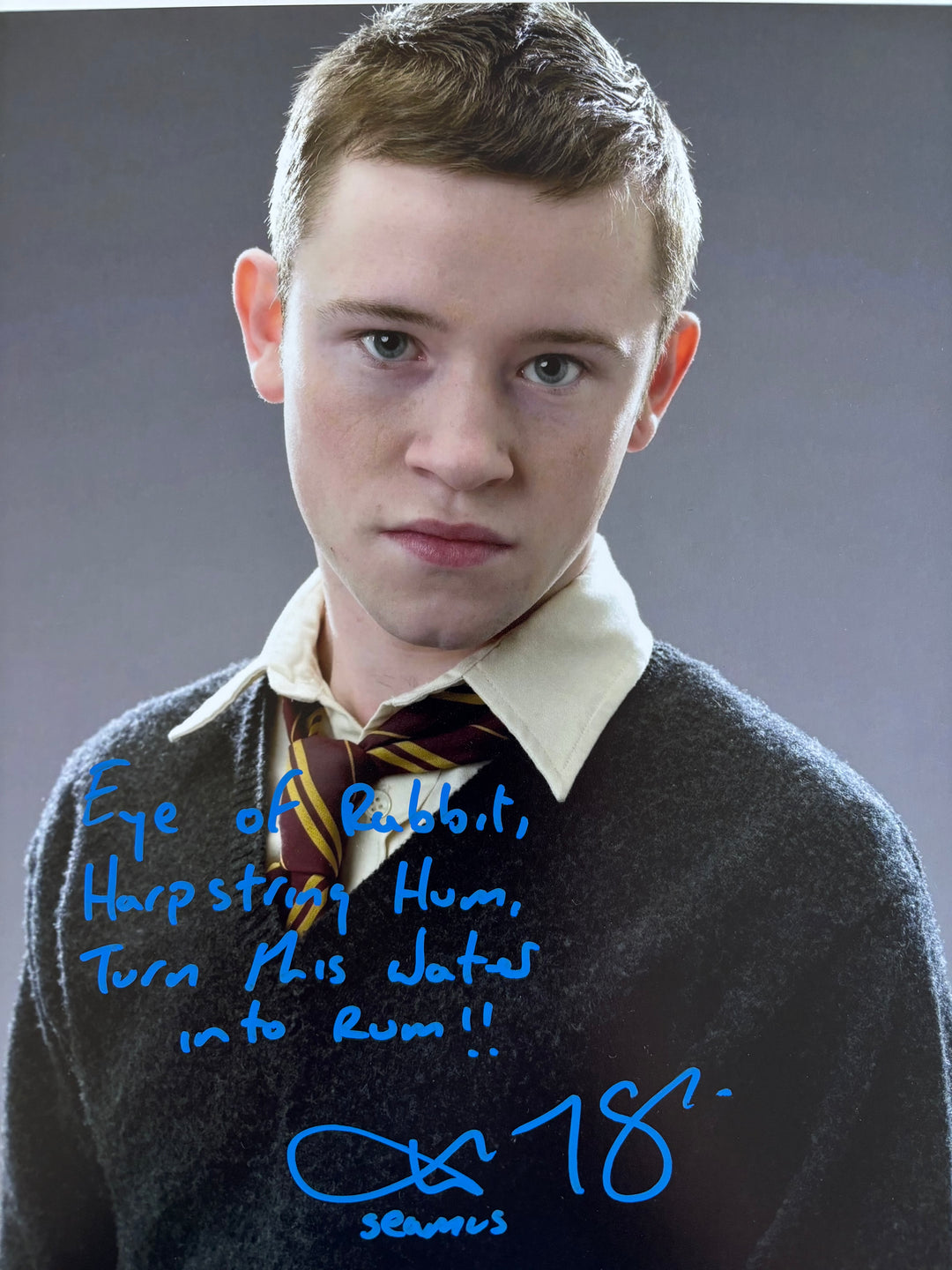 Devon Murray signed Autograph 8x10 Harry Potter