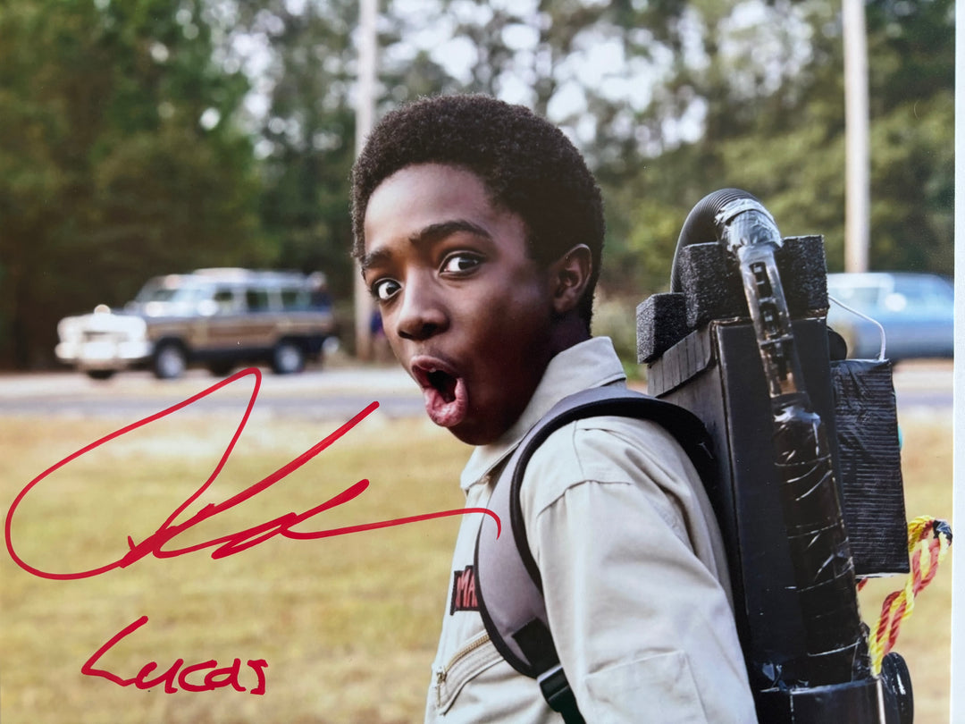Caleb McLaughlin signed Autograph 8x10 Stranger Things