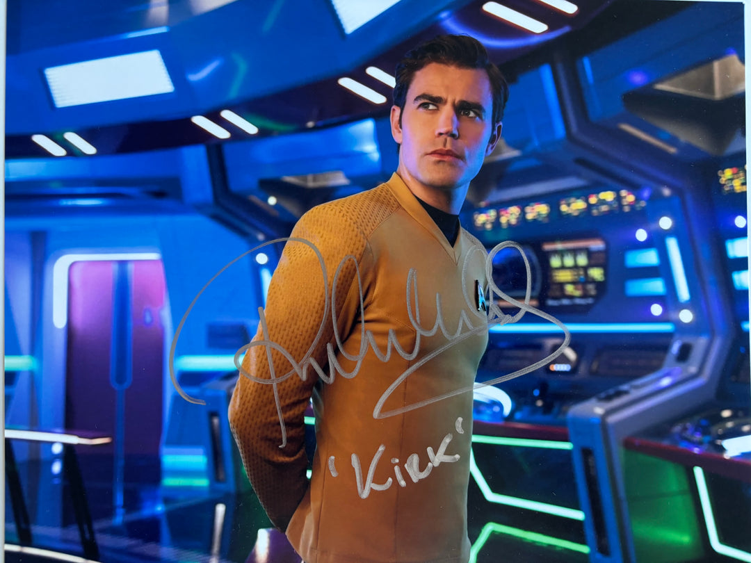 Paul Wesley signed Autograph 8x10 Vampire Diaries, Star Trek