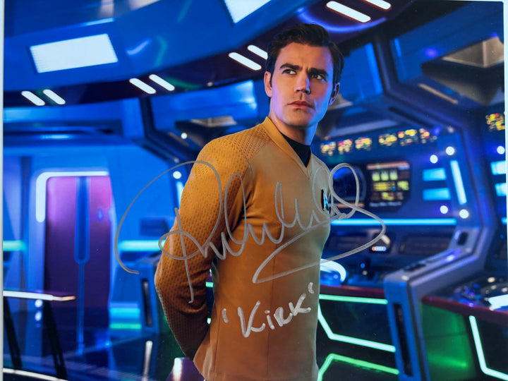 Paul Wesley signed Autograph 8x10 Vampire Diaries, Star Trek