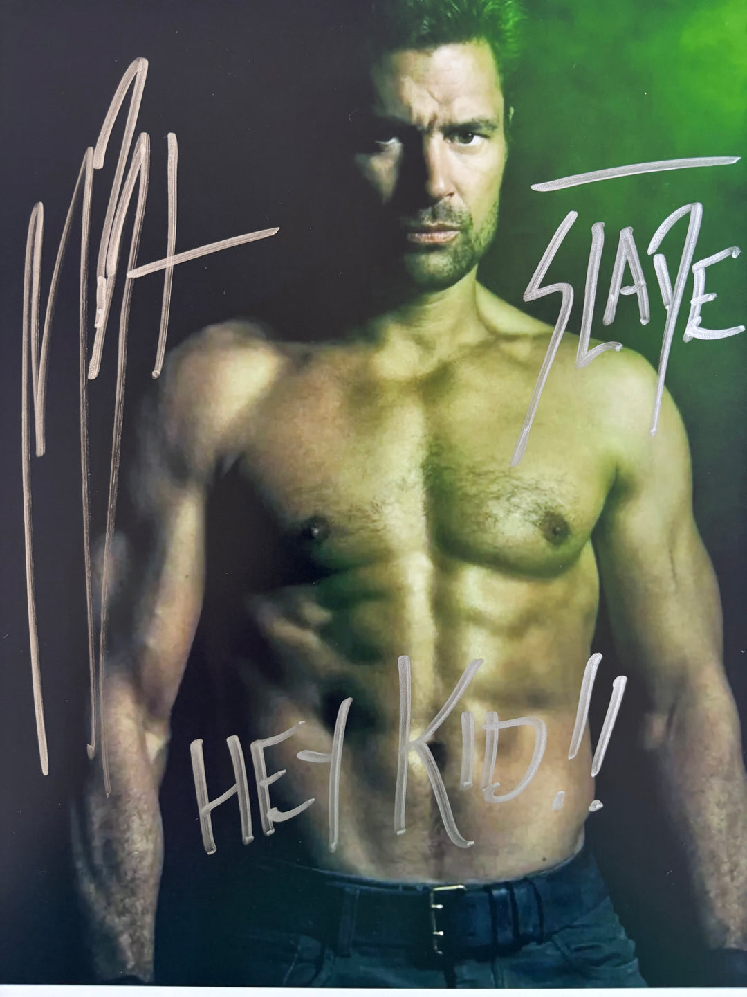Manu Bennett signed Autograph 8x10 Spartacus, Arrow, Shannara Chronicles