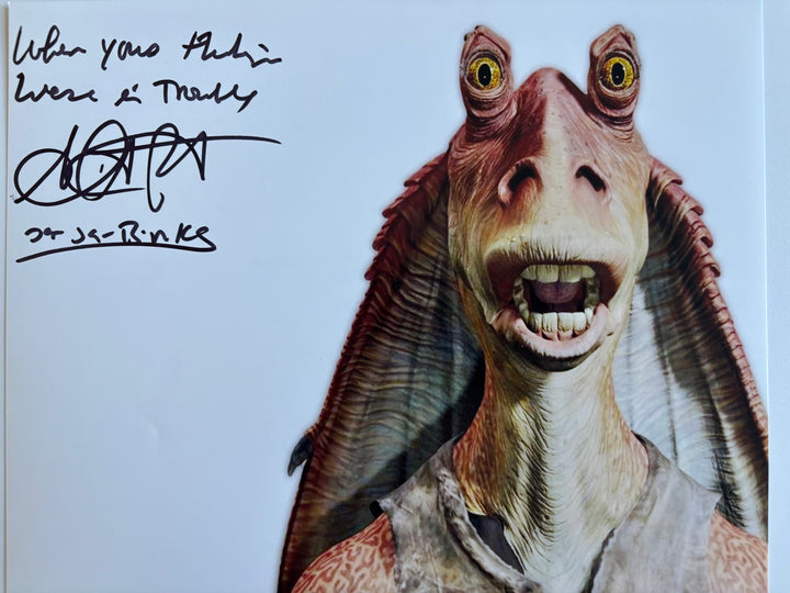 Ahmed Best signed Autograph 8x10 Star Wars