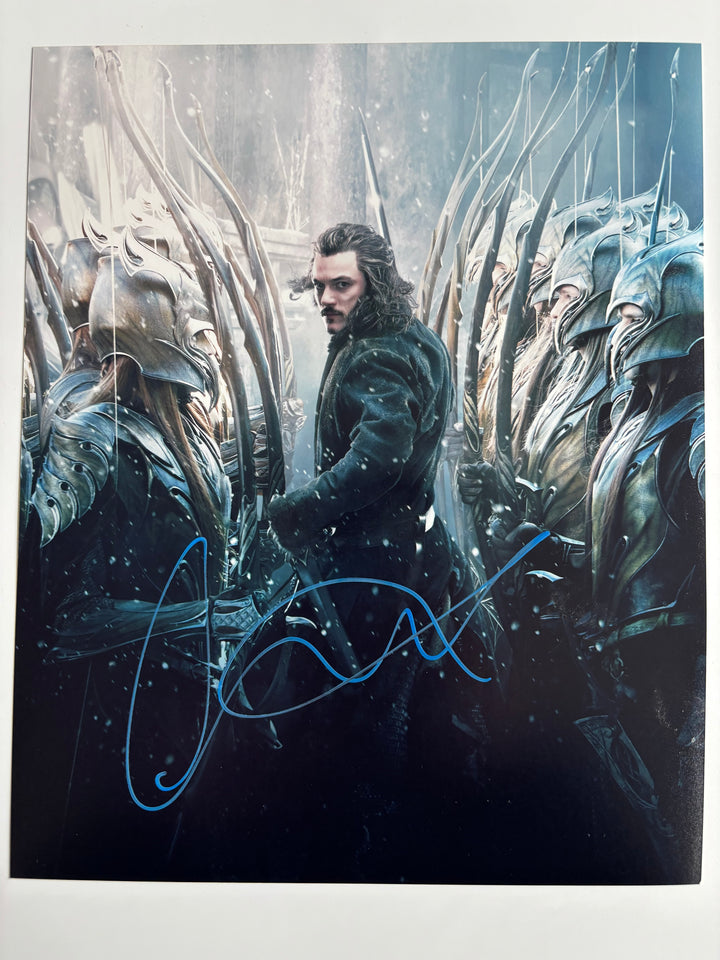 Luke Evans signed Autograph 8x10 Hobbit