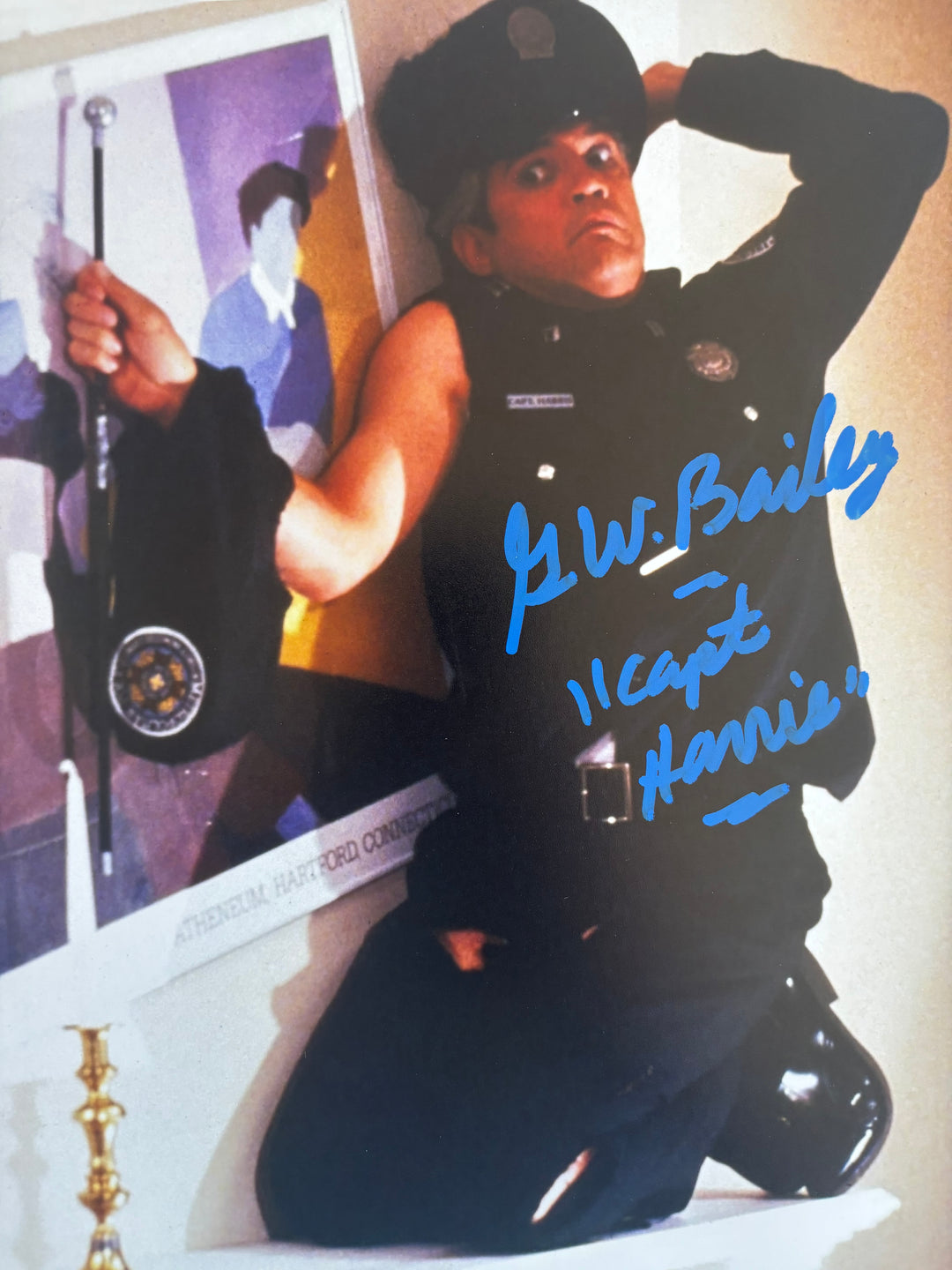 G. W. Bailey signed Autograph 8x10 Police Academy