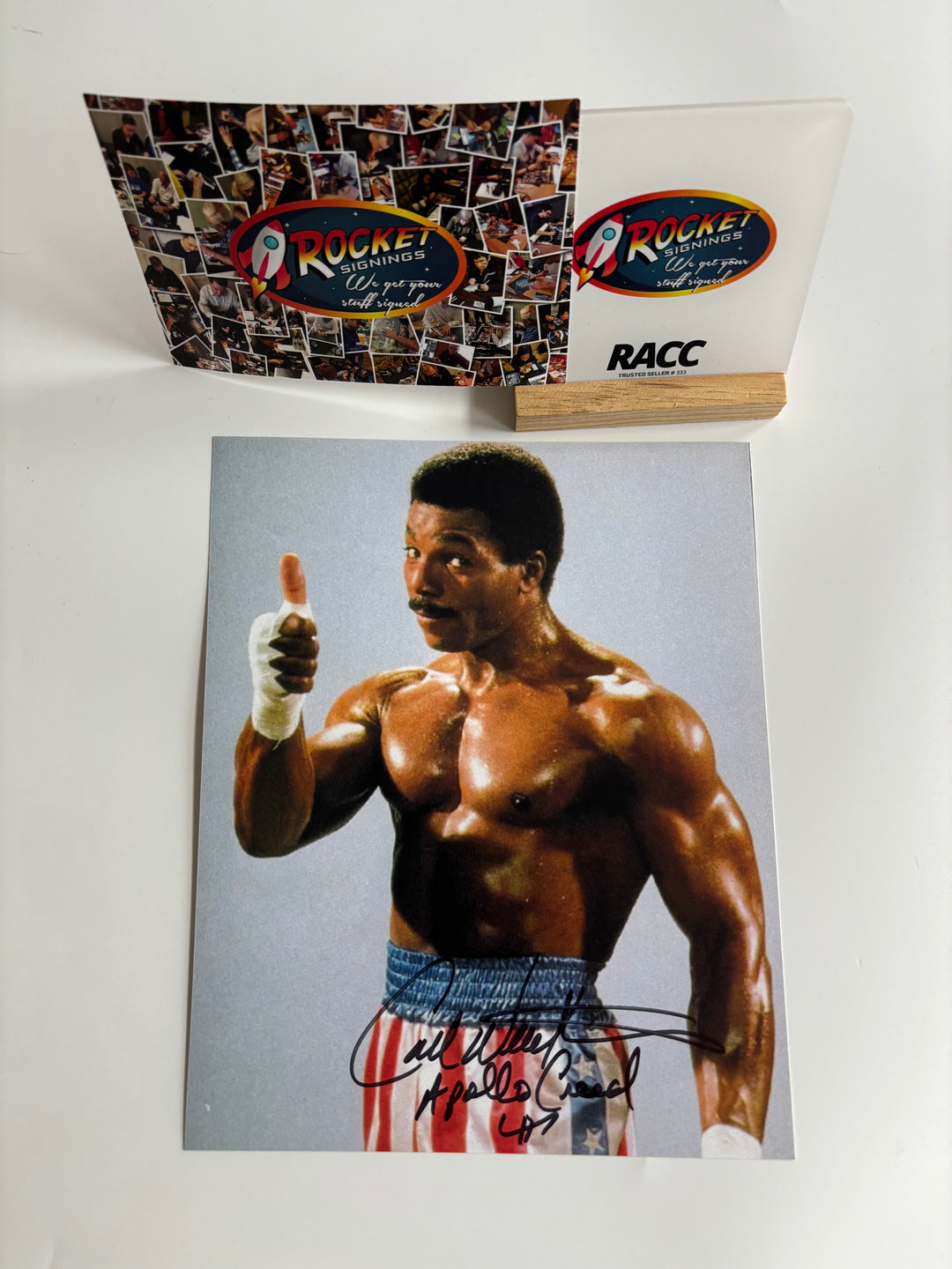 Carl Weathers signed Autograph 8x10 Rocky