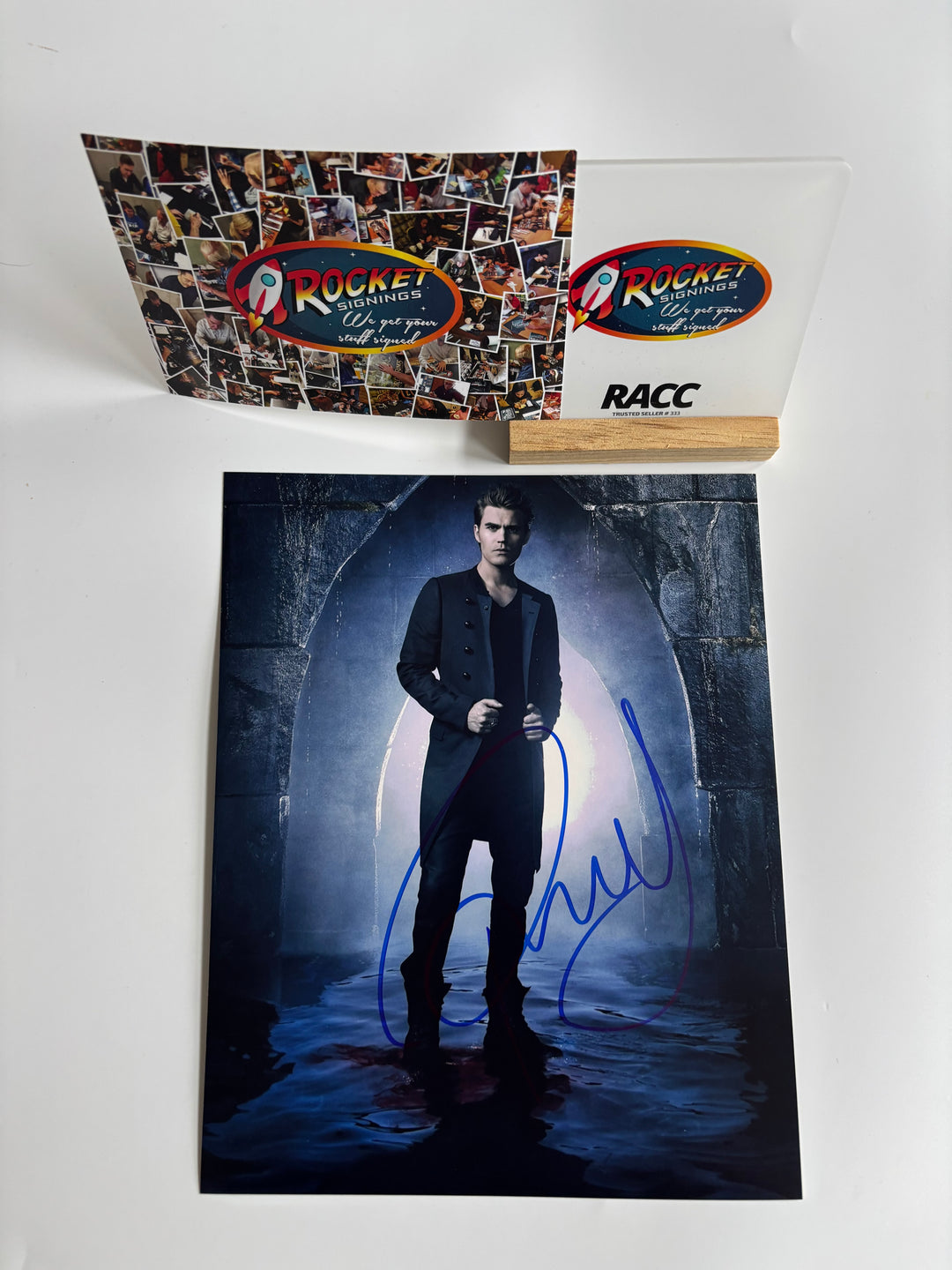Paul Wesley signed Autograph 8x10 Vampire Diaries