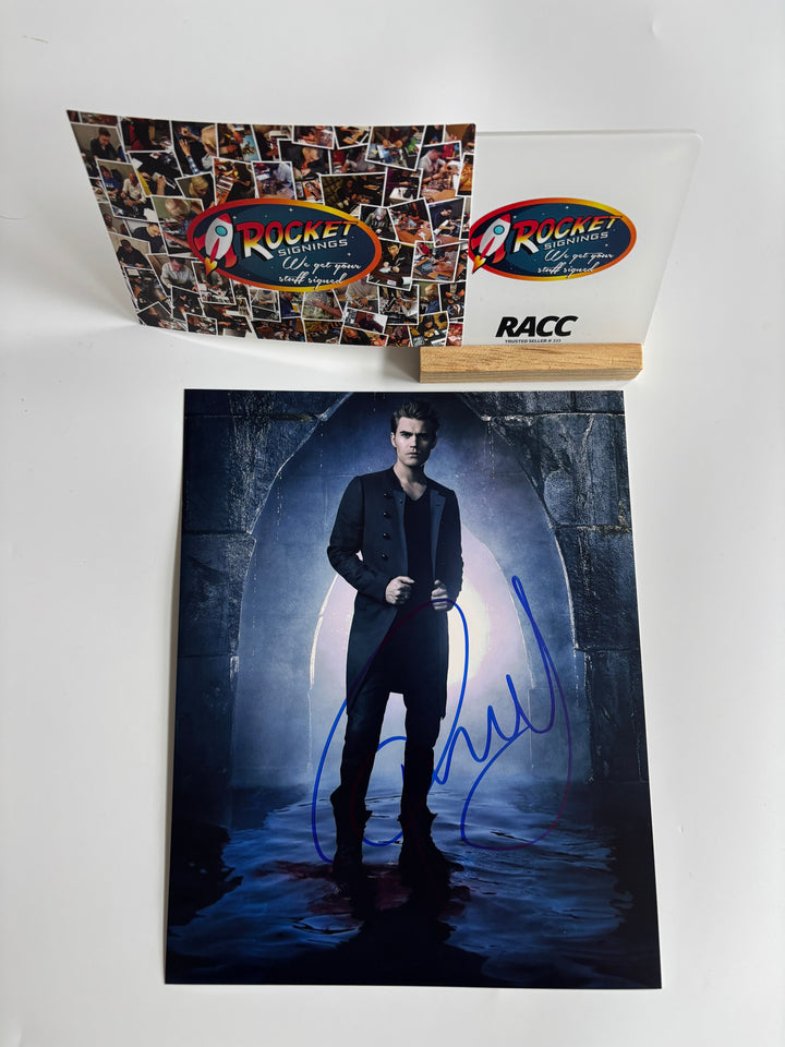 Paul Wesley signed Autograph 8x10 Vampire Diaries