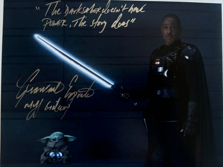 Giancarlo Esposito signed Autograph 8x10 Star Wars: Mandalorian, Breaking Bad