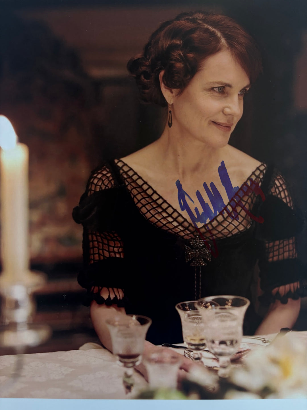 Elizabeth McGovern signed Autograph 8x10 Downtown Abbey
