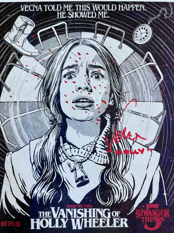 Nell Fisher signed Autograph 8x10 Stranger Things