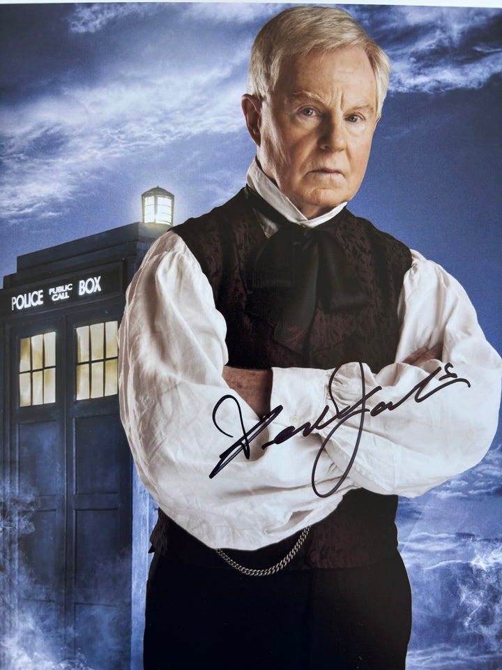 Derek Jacobi signed Autograph 8x10 Doctor Who, The Crown, Underworld, Murder on the Orient Express