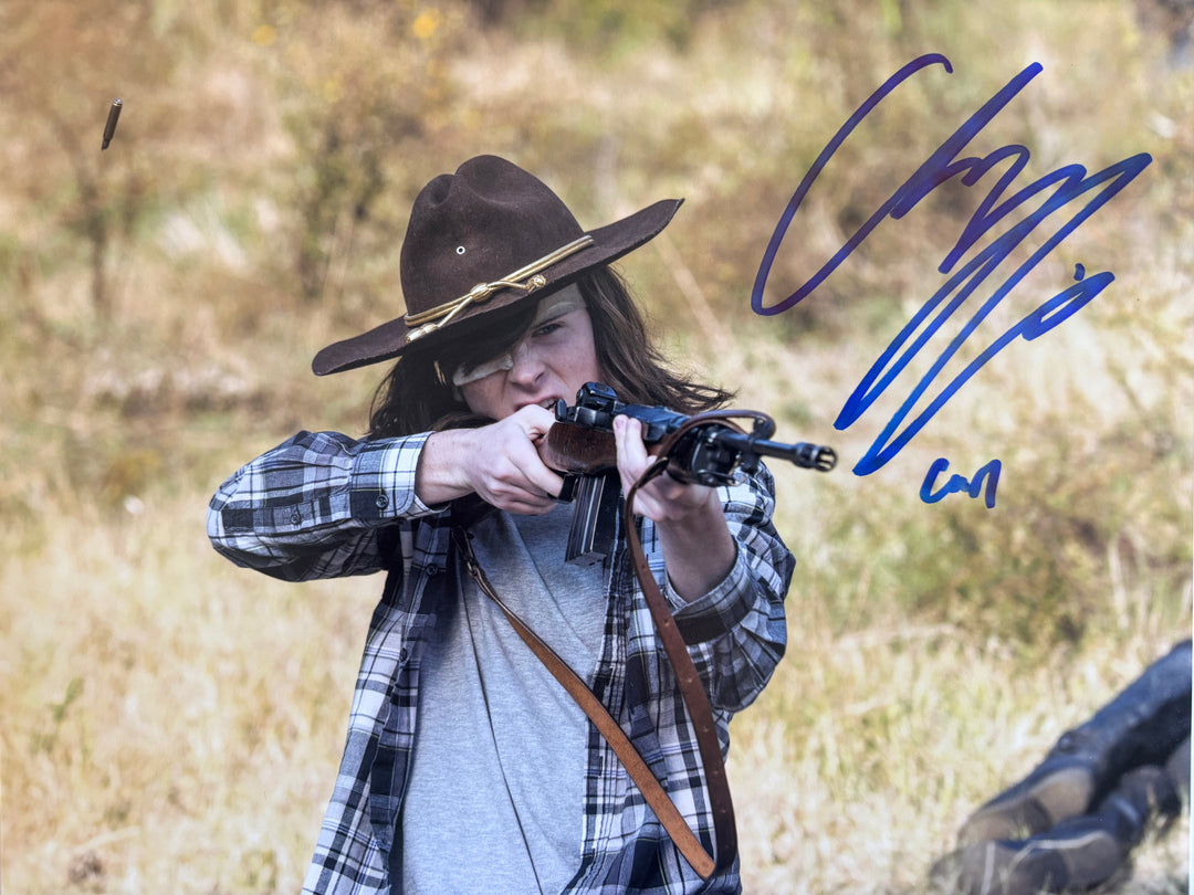 Chandler Riggs signed Autograph 8x10 The Walking Dead