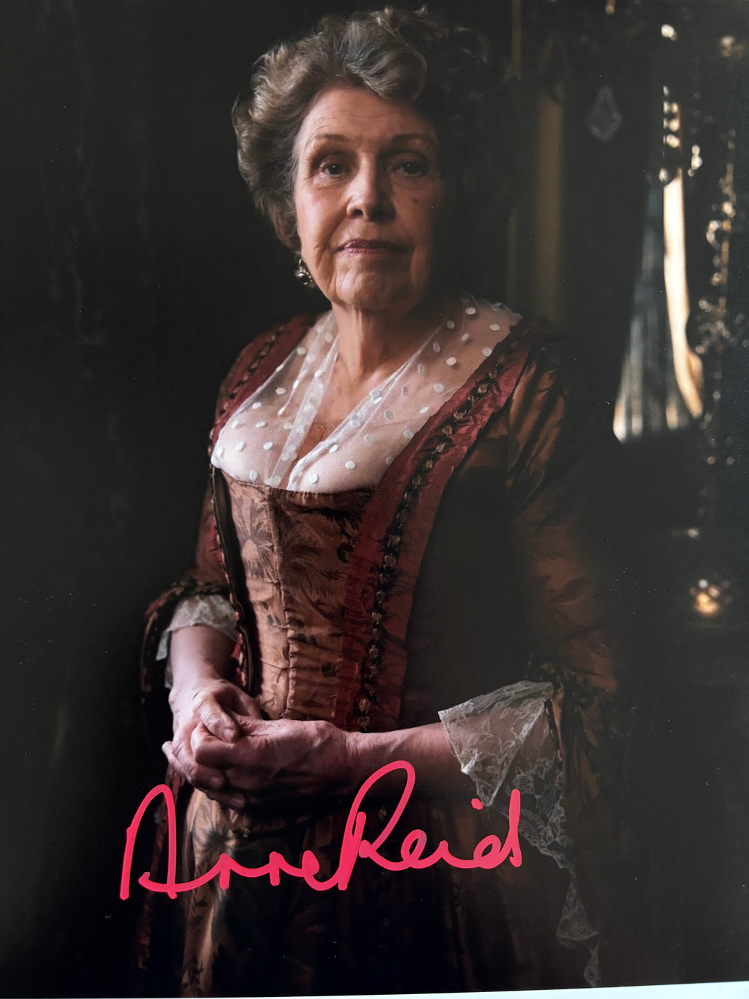 Anne Reid signed Autograph 8x10 Hot Fuzz, Doctor Who, Sanditon