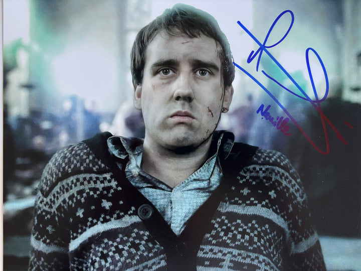 Matthew Lewis signed Autograph 8x10 Harry Potter