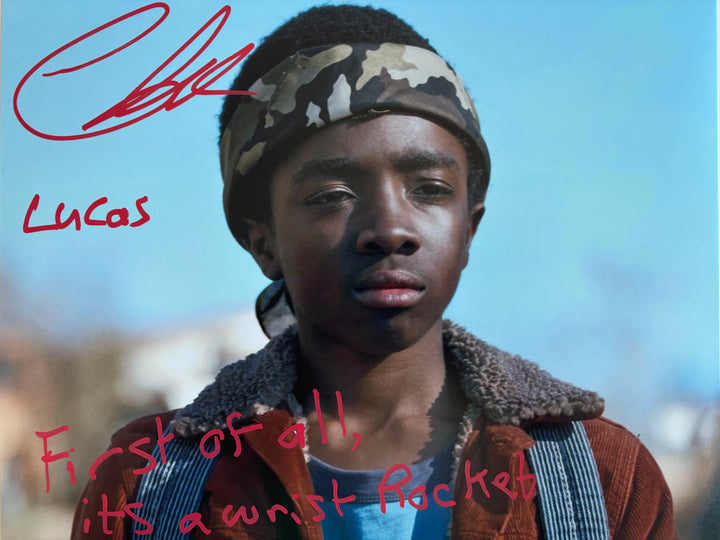 Caleb McLaughlin signed Autograph 8x10 Stranger Things