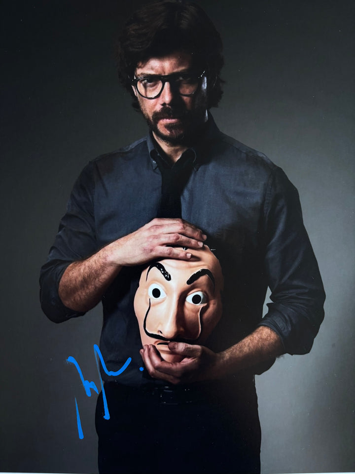 Álvaro Morte signed Autograph 8x10 Money Heist