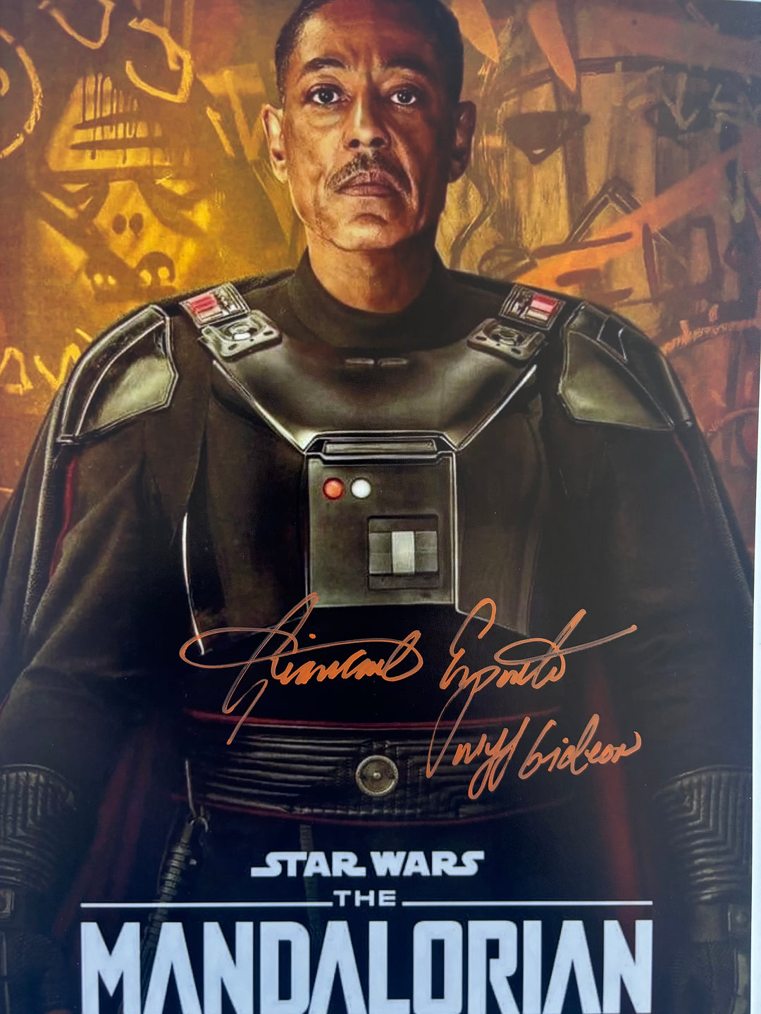 Giancarlo Esposito signed Autograph 8x10 Star Wars: Mandalorian, Breaking Bad