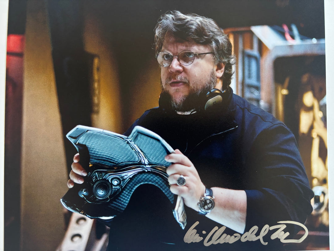 Guillermo Del Toro signed Autograph 8x10 Frankenstein, Hellboy, Blade, Cabinett of Corious, Pacific Rim, The Shape of Water