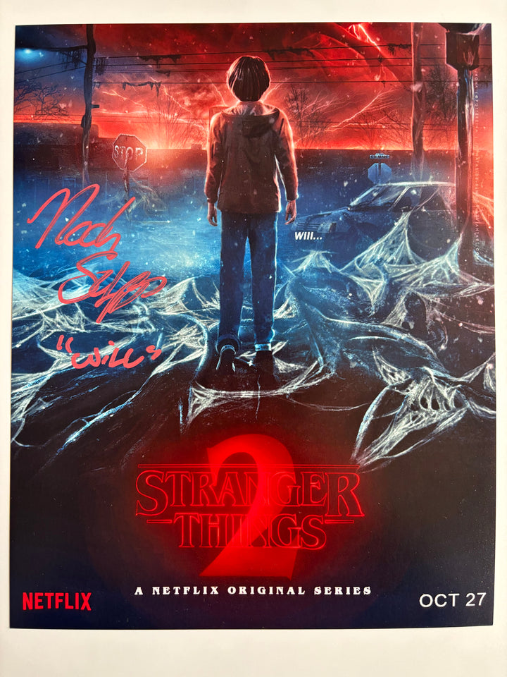 Noah Schnapp signed Autograph 8x10 Stranger Things