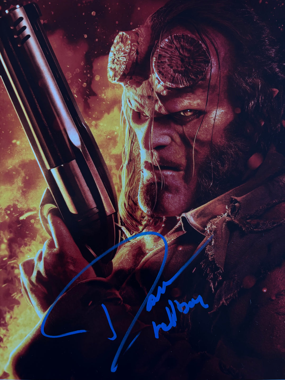 David Harbour signed Autograph 8x10 Stranger Things, Hellboy, Marvel