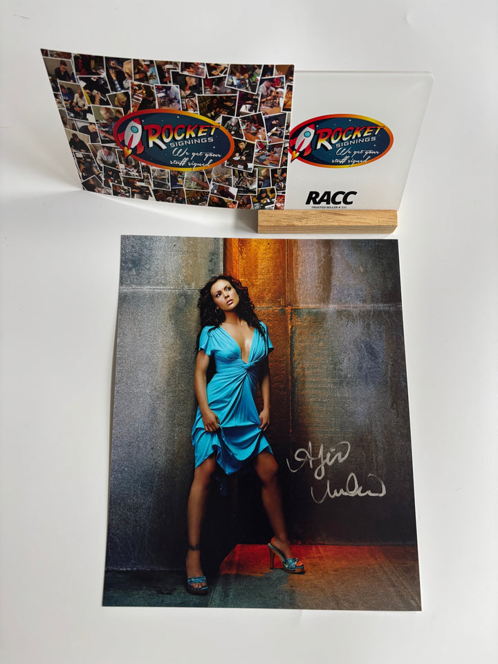 Alyssa Milano signed Autograph 8x10 Charmed