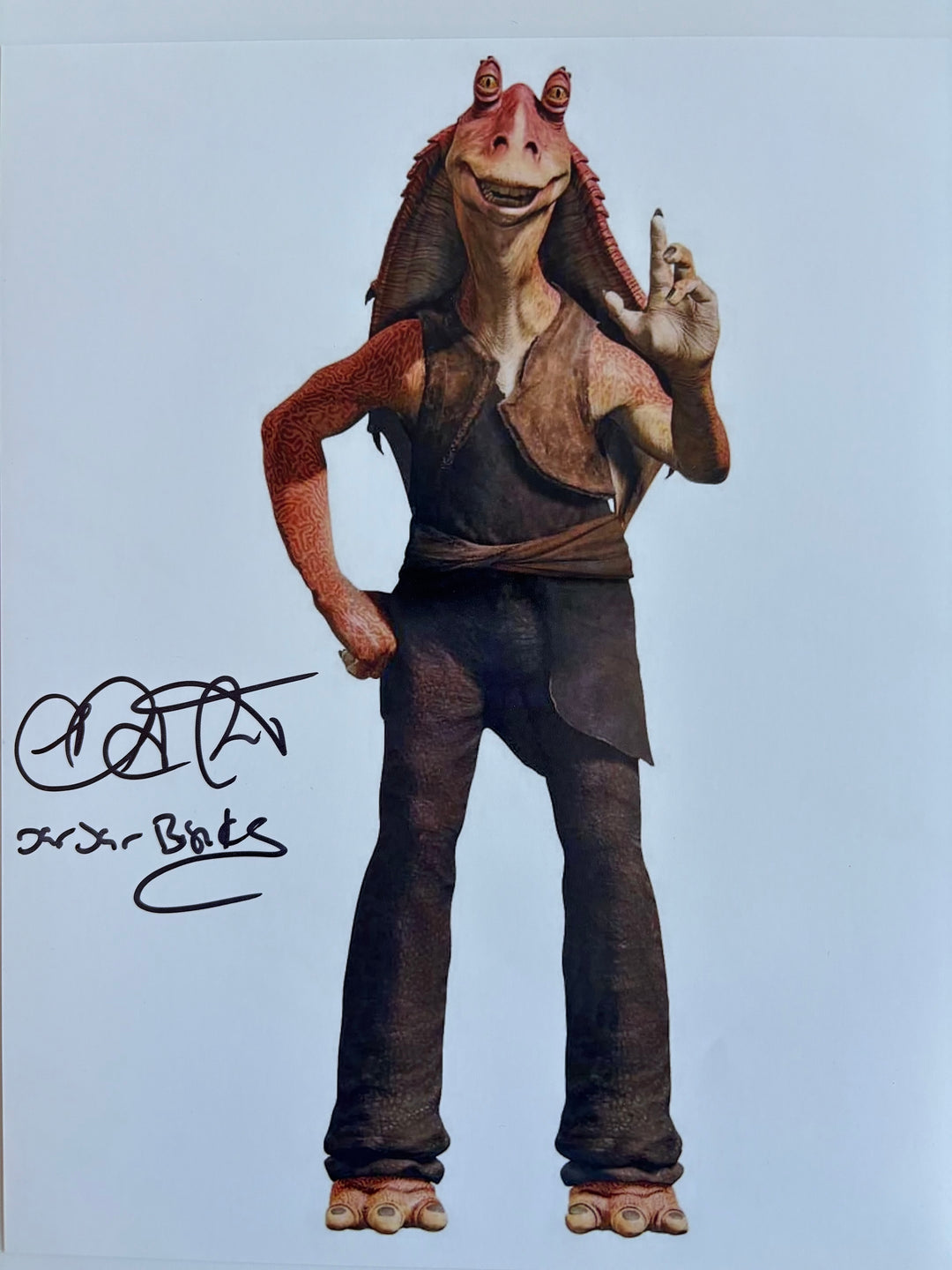 Ahmed Best signed Autograph 8x10 Star Wars